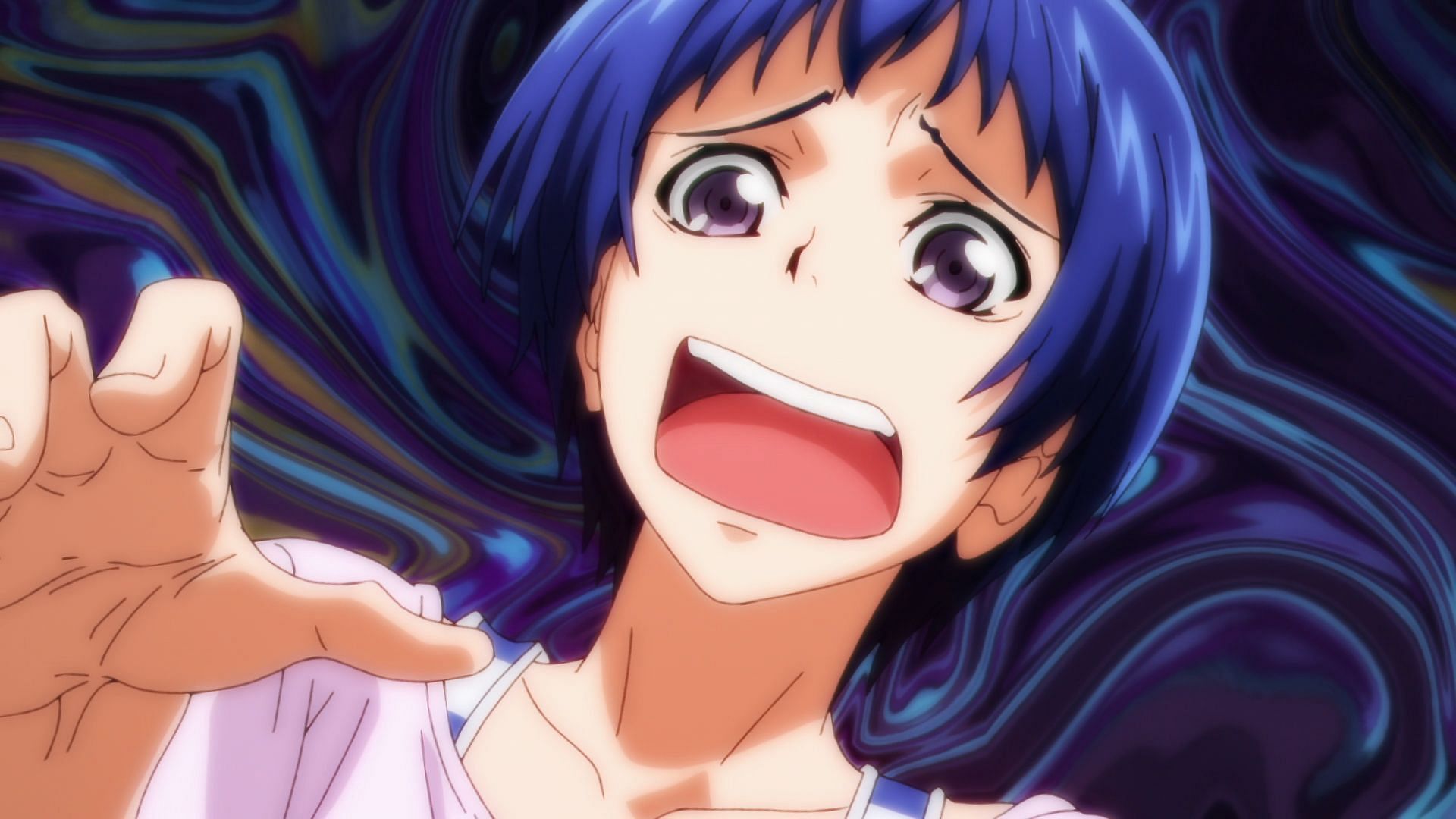 Aina as seen in Grand Blue season 2 episode 3 (Image via Zero-G, Liber)